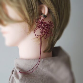 かたっぽイヤーカフ「ことのはたどる」