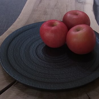 漆黒台皿　 　(箸置き5個付き）