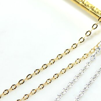 K18YG ポラリスカット チェーン ネックレス フルアジャスター45cm YK-BD0188-45BI-CIの画像