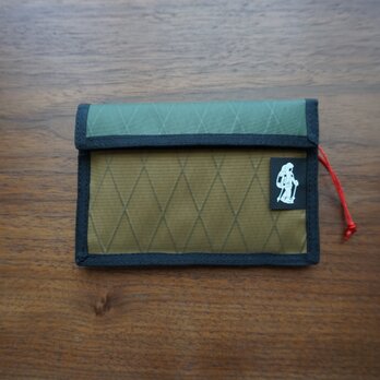 flap pouch  x-pac dark green×coyoteの画像