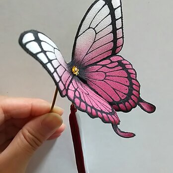 Tsukina様オーダー分 蝶のかんざし