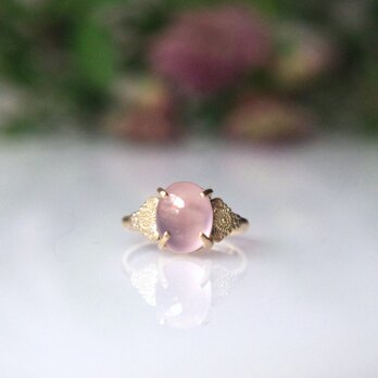 スターローズクォーツ K10リング Maluwa(ﾏﾙﾜ)