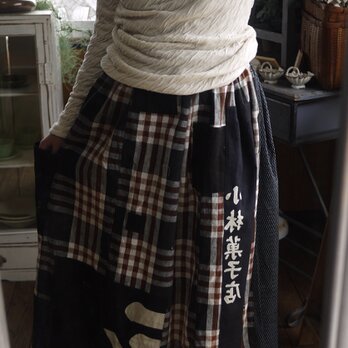 古布いろいろのギャザースカートの画像