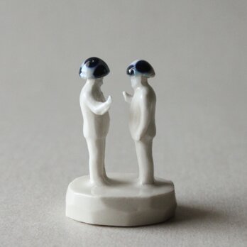 小さなヒトのオブジェ 13 (ドッペルゲンガーキノコ)