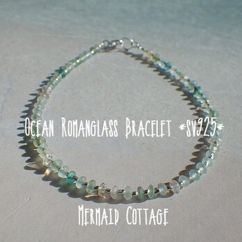 Ocean Romanglass Bracelet *sv925*の画像