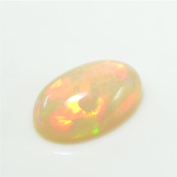 エチオピア オパール　オーバル　カボション カット 大粒　ルース　天然石 10月誕生　S-F006CI28の画像