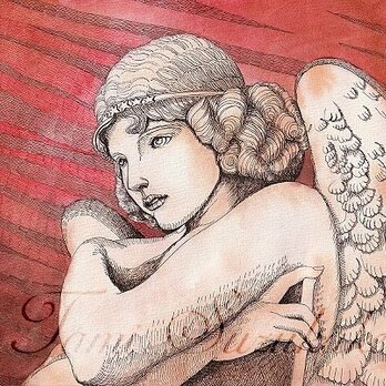 ペン画・原画「天使」の画像