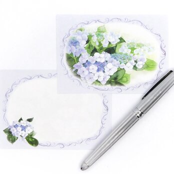 花のメモ「額紫陽花」３０枚の画像