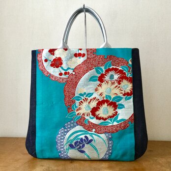 Kimonoアンティーク帯Bagの画像