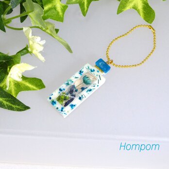 19c0016 香水瓶のシャカシャカアロマキーホルダー ホムポムの画像