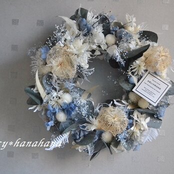 雪の結晶wreathの画像