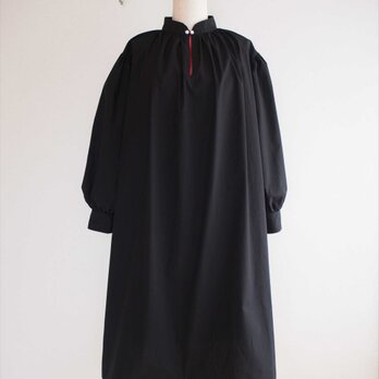 painter smock,black,longの画像