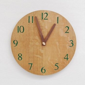 直径26cm 掛け時計 ｵｰｸ【2013】の画像