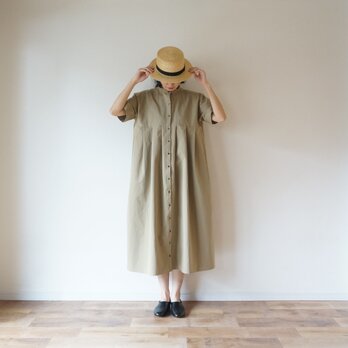 Cotton tuck one-piece