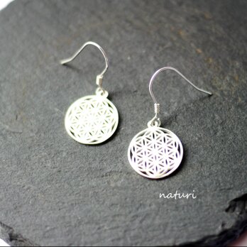 【fleur】sv925 flower of life pierce Ⅱ (2pcs)の画像