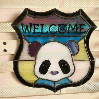 welcomeボード:パンダの画像