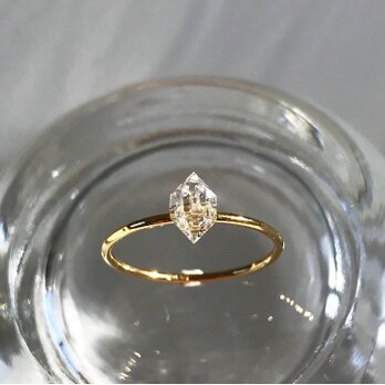 NYハーキマーダイヤモンド リング Ssize（14KGF）の画像