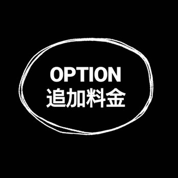 【OPTION】オプション追加料金の画像
