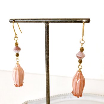 フローレンティナとチェコビーズのピアス