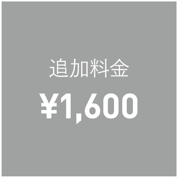 （オプション）追加料金 ¥1,600の画像