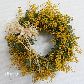 八ヶ岳〜（定形外郵便）ミモザのWreath010の画像