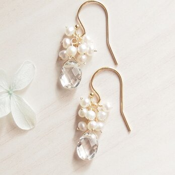 月のしずくⅡ（ピアス（14kgf）／イヤリング）