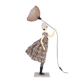 【2020年春モデル】風のリトルガールおしゃれランプ Eleni スタンドライト 受注製作 送料無料の画像
