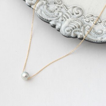 K10YG　バロック真珠のプチネックレス