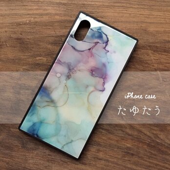 たゆたう   iPhone（強化ガラス仕上げスマホケース ）の画像