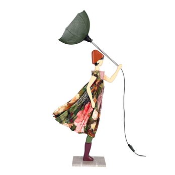 【2020年春モデル】風のリトルガールおしゃれランプ Michela スタンドライト 受注製作 送料無料の画像