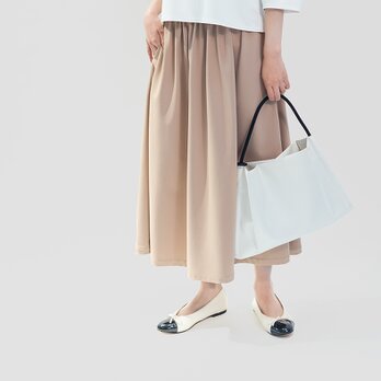 秋冬も心地よい 楽なのにきちんと見える 大人の上質スカート 3色 ●ALETTE●