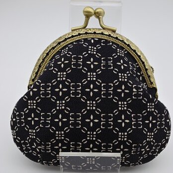 着物から作ったがま口