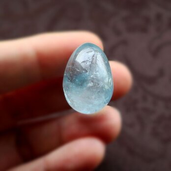 ブルートパーズ エッグ/たまご-a Blue Topaz Eggの画像