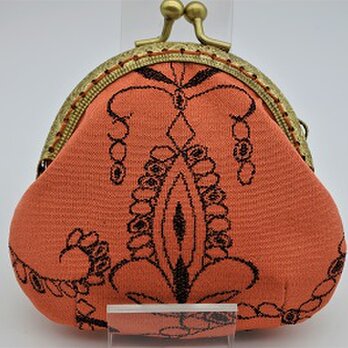 着物から作ったがま口