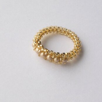 Crystal Anteque Ring /ゴールドの画像