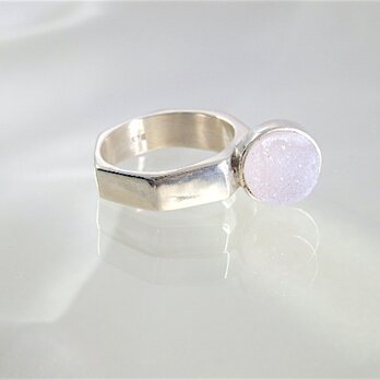 ドゥルージークォーツシルバーリング