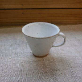 白マット釉　コーヒーカップ