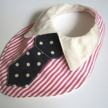 襟付きネクタイスタイ*あか*