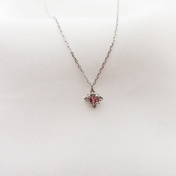 nino　K18WGピンクトルマリンネックレス