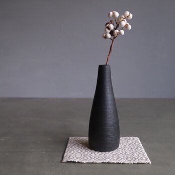 鉄染のドライフラワーベース 032