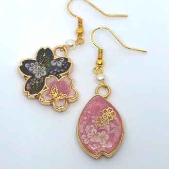 春の桜ピアス / イヤリングの画像