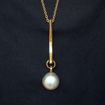 一つ真珠のネックレスの画像