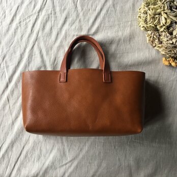 【限定品】『tosca』 革袋 chestnuts brown S 手提げの画像