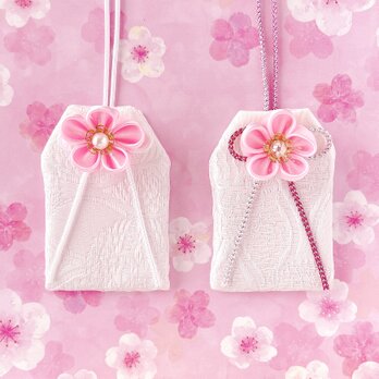 【特集掲載】（桜）＜サイズオーダー可＞元巫女の桜のお守り袋の画像