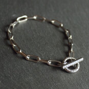◆錫 (スズ) × silver ブレスレット【Chain Bracelet】#Type3の画像