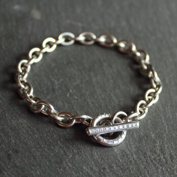◆錫 (スズ) × silver ブレスレット【Chain Bracelet】#Type2の画像