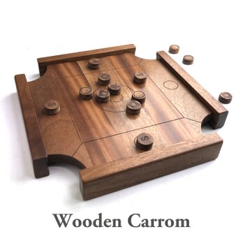 インテリア用　Wooden Carromの画像