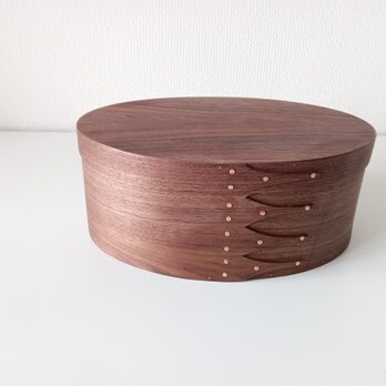 Shaker Oval Box #6 - ブラックウォルナットの画像
