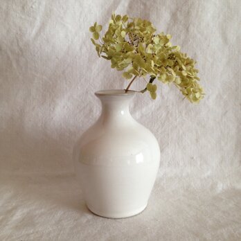 花瓶(アンティークホワイト)の画像
