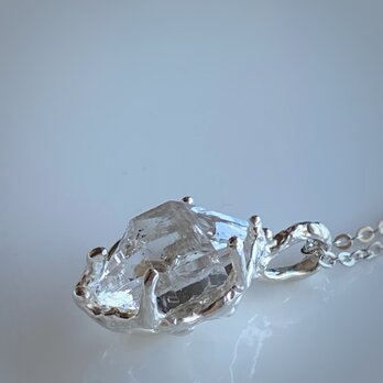 ハーキマーダイヤモンド　ネックレス／silver925の画像